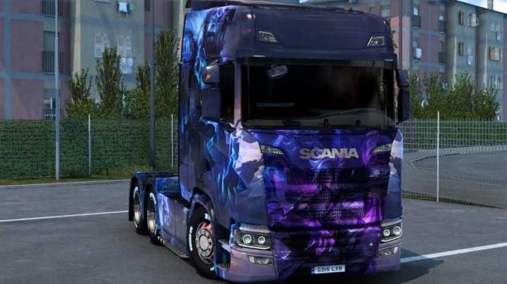 Scania League Of Legends Skin ETS2 1.47