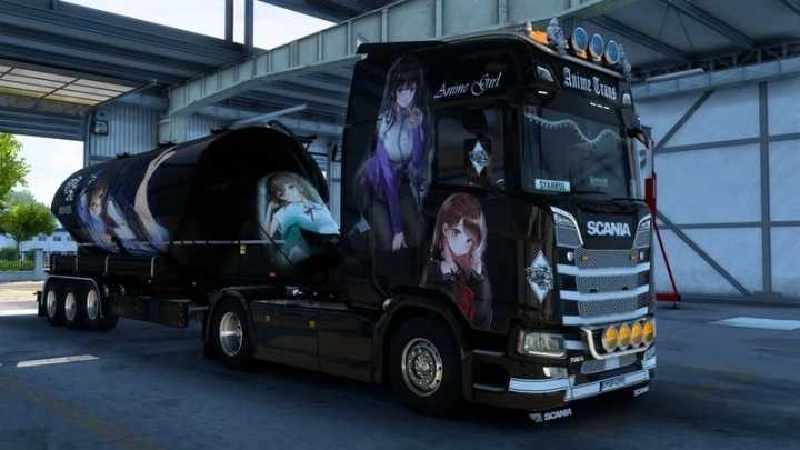 Scania S Ng Anime Trans Combo Skin V1.0 ETS2 1.47