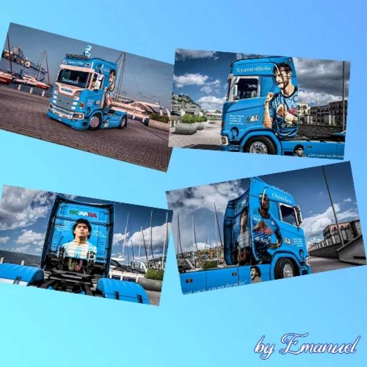 Scania S Ssc Napoli Edition Skin V1.0 ETS2 1.47