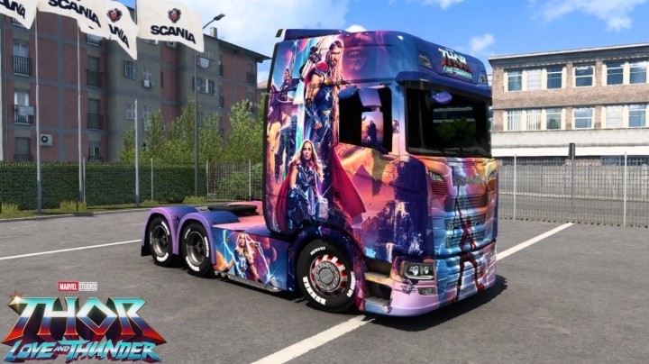 Scania Thor Love And Thunder Skin ETS2 1.47