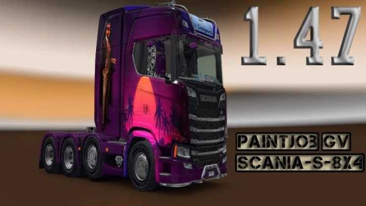 Scania Truck Skin V1.0 ETS2 1.47