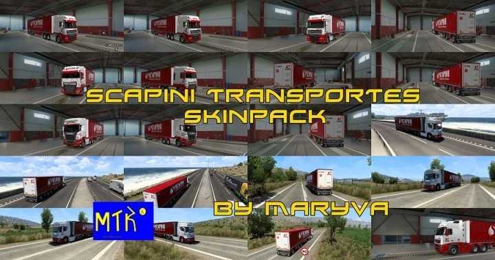 Scapini Transportes Skinpack V2.0 ETS2 1.47