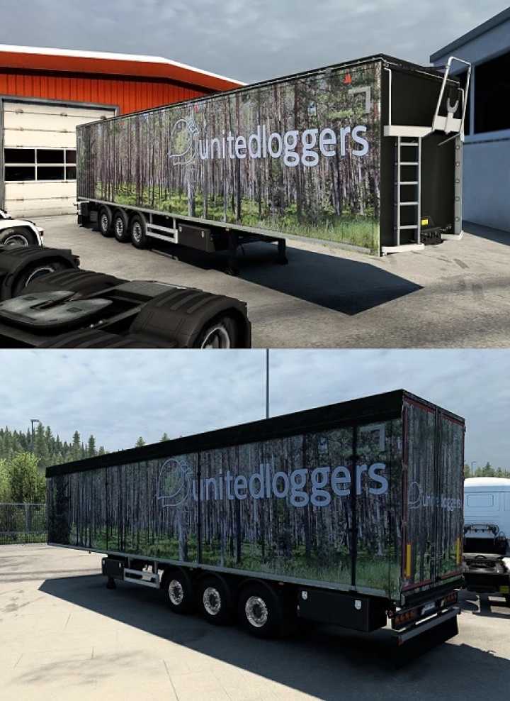Scs Trailer Unitedloggers Skin ETS2 1.47