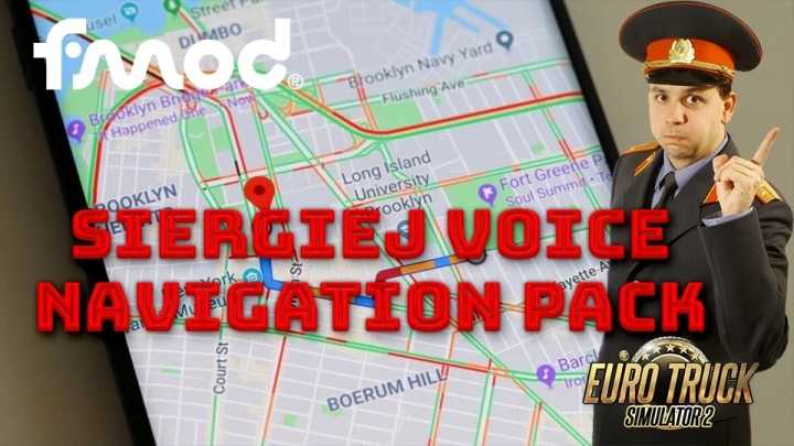 Siergiej Voice Navigation Pack V2.2 ETS2 1.47