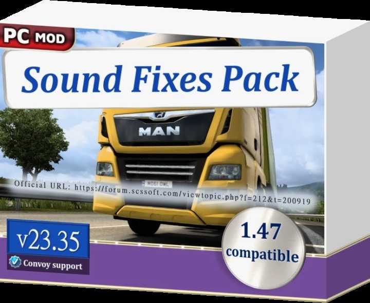 Sound Fixes Pack V23.35 ETS2 1.47