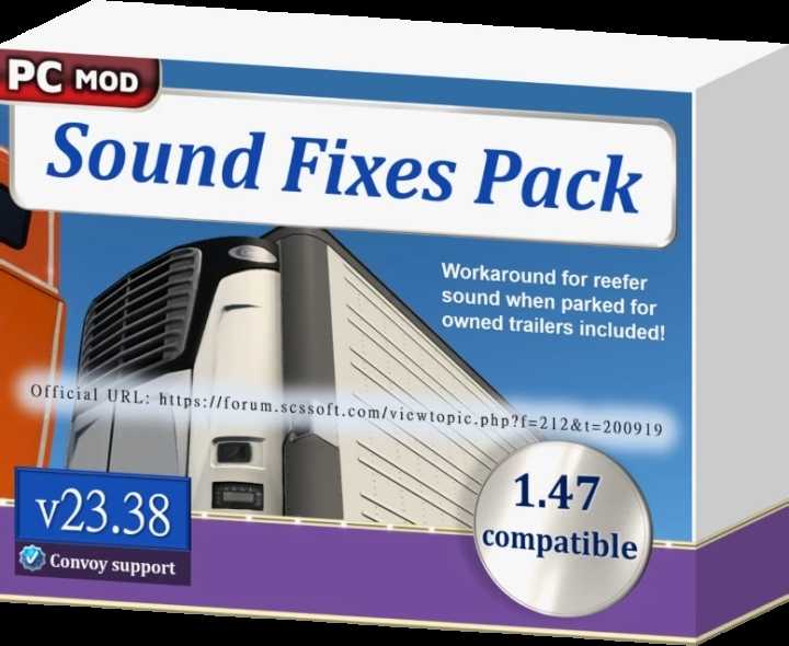 Sound Fixes Pack V23.38 ETS2 1.47