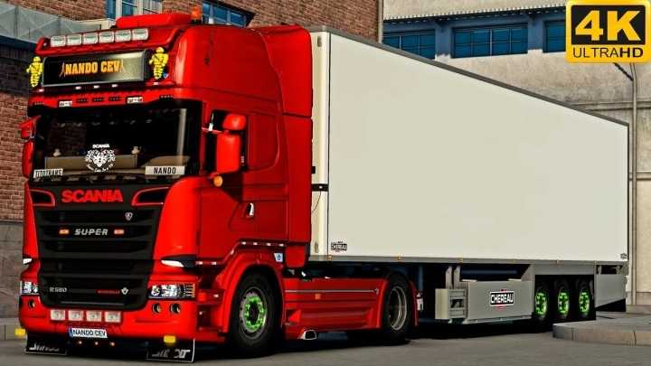 Standalone Scania R580 4X2 Truck ETS2 1.47