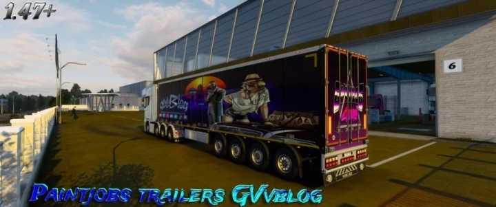 Trailer Skin By Gvvblog V1.0 ETS2 1.47