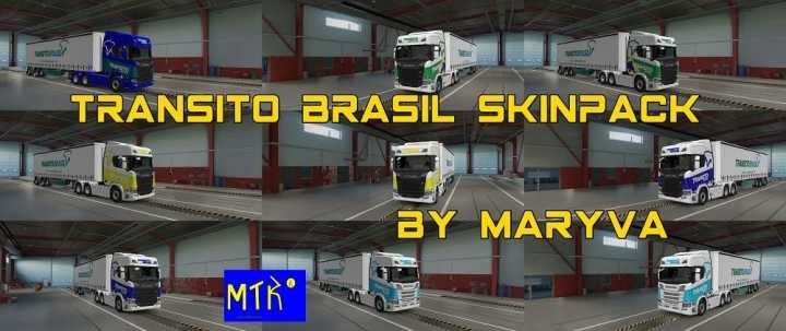 Transito Brasil Skinpack V2.0 ETS2 1.47