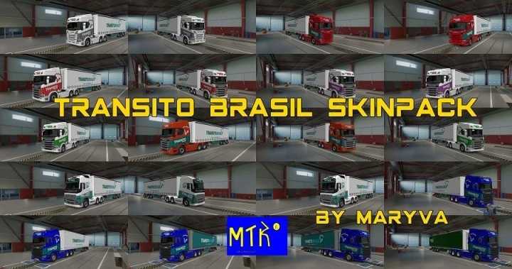 Transito Brasil Skinpack V2.0 ETS2 1.47