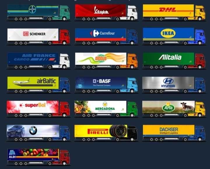 Ultimate Real Companies V2.0 ETS2 1.47
