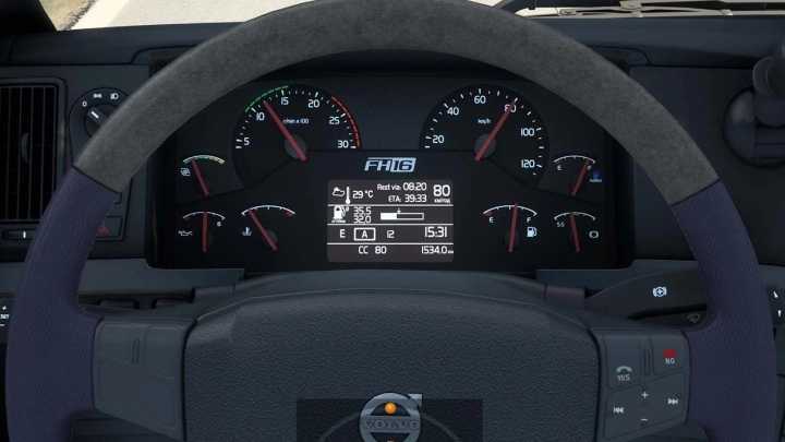 Volvo Fh 2009 Improved Dashboard V1.0 ETS2 1.47
