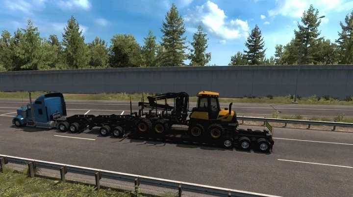 Ai Multiple Trailer In Traffic ATS 1.47