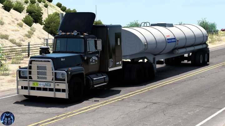 Mack Rs700L & Fruehauf Tanker V1.4 ATS 1.47