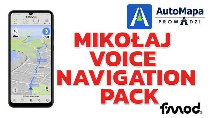 Mikołaj Voice Navigation Pack V2.1 ATS 1.47