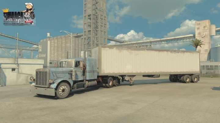 Peterbilt 359 + Rusted Paint For Scs Trailer ATS 1.47