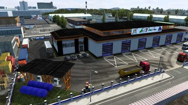 Big Garage A.v.s. Logistica Skin ETS2 1.47