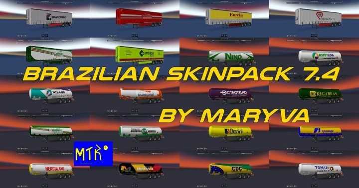 Brazilian Skinpack V7.4 ETS2 1.47