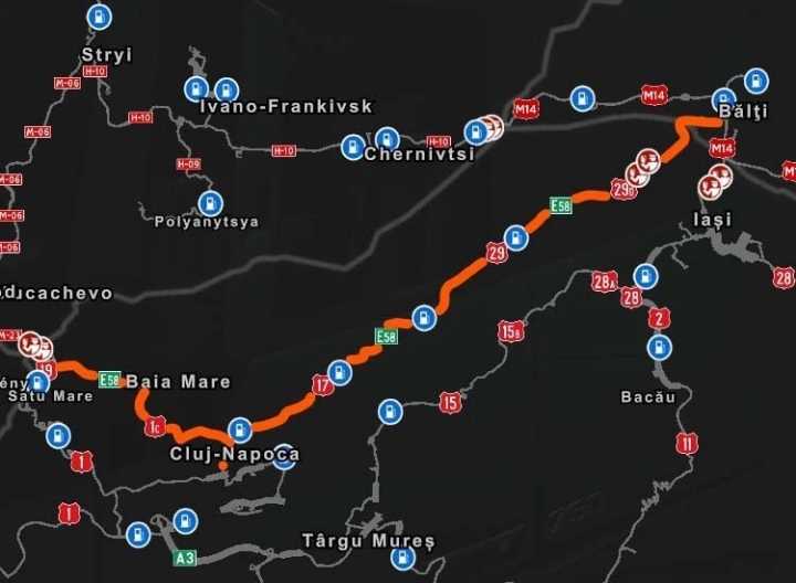 Carpathian Map Addon V0.5.1 ETS2 1.47