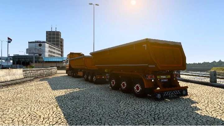 Double Dumper Trailer [Truckersmp] V1.1 ETS2 1.47