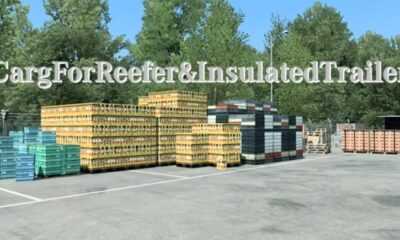 Сухих грузов в рефрижераторных и изотермических прицепов обычной для ETS2 1.47