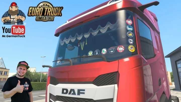 Glassstickers For Your Truck V1.5 ETS2 1.47
