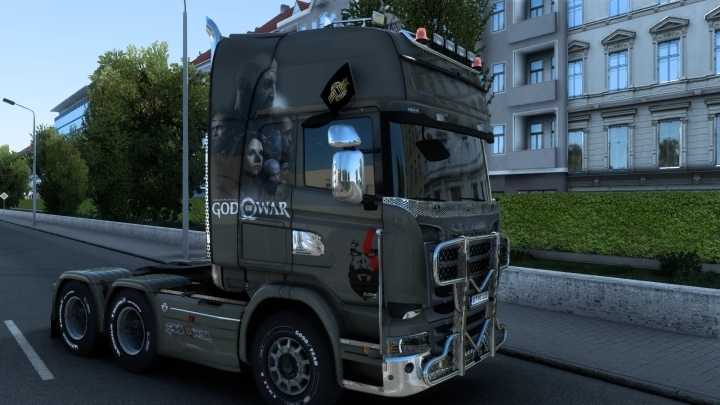 God Of War Skin ETS2 1.47