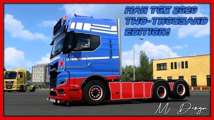 Man Tgx 2020 Two-Thousand Edition Skin V1.0 ETS2 1.47