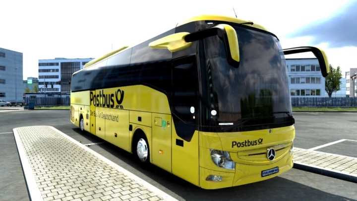 Mb New Tourismo 2020 Postbus Skin V1.0 ETS2 1.47