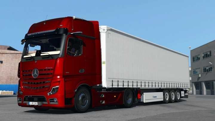 Mercedes-Benz New Actros 2019 V2.0 Fix ETS2 1.47