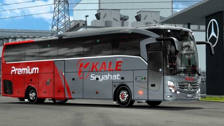 Mercedes Travego 16 Hd Kale Seyahat Skin Pack V1.0 ETS2 1.47