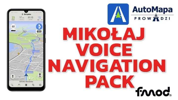 Mikołaj Voice Navigation Pack V2.1 ETS2 1.47