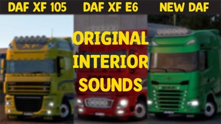 Paccar Mx 13 For Daf (Original Interior Sounds) V3.0 ETS2 1.47