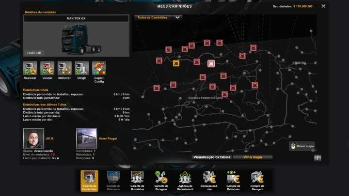 Profile Vasnessa Pashmina Map 6.0 No Mods ETS2 1.47