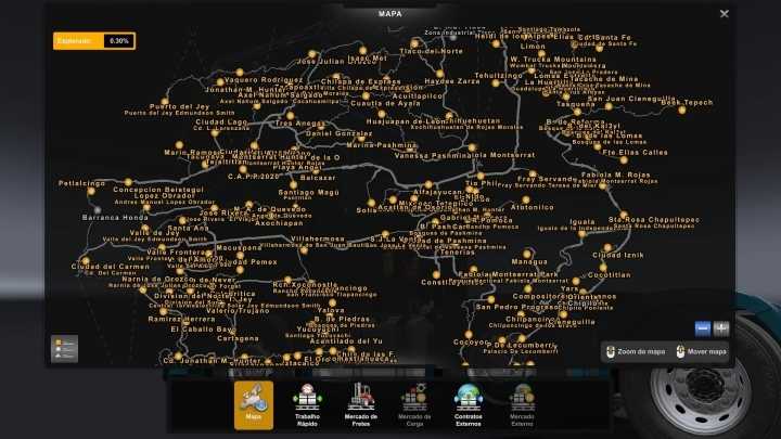 Profile Vasnessa Pashmina Map 6.0 No Mods ETS2 1.47