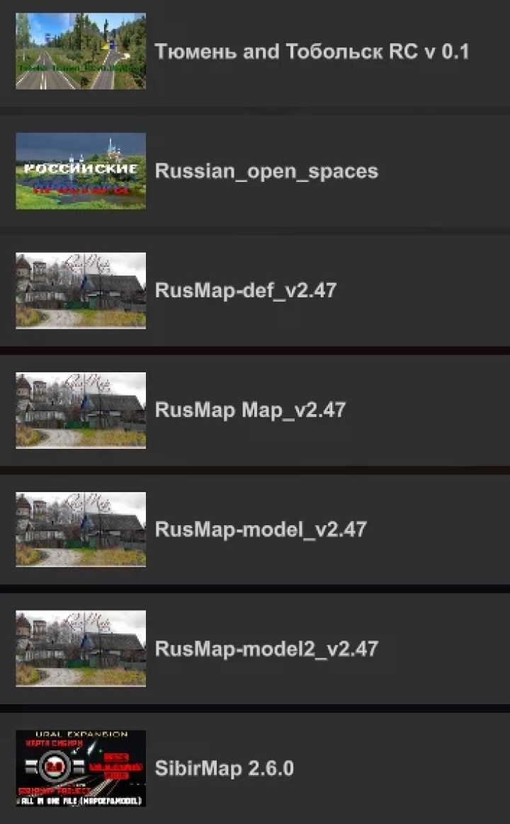 Russian Open Spaces And Sibirmap Road Connection ETS2 1.47
