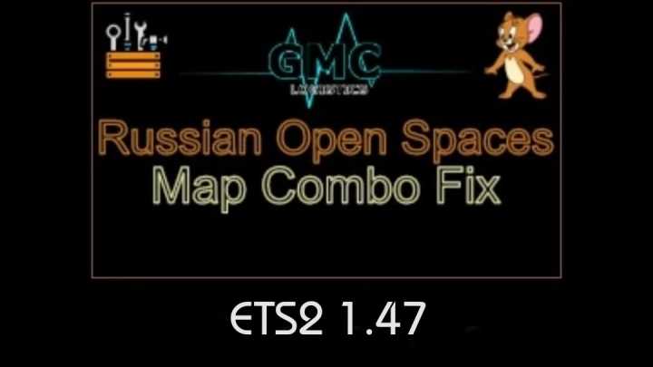 Russian Open Spaces Map Combo Fix V1.0 ETS2 1.47
