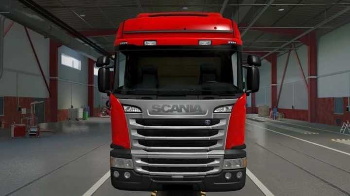 Scania Rjl Grill Spot Led V1.0 ETS2 1.47