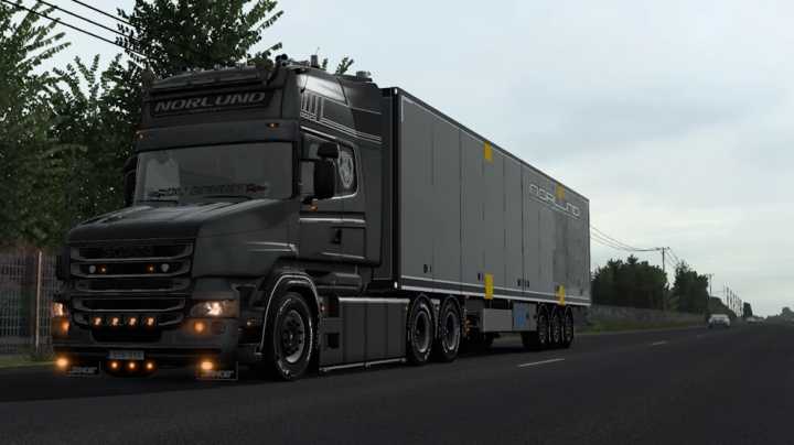 Scania T Grey Metallic Skin ETS2 1.47