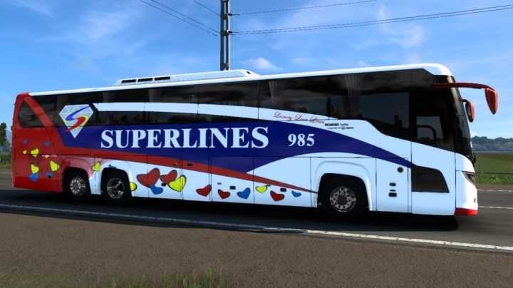 Scania Touring Philippine Buses Skinpack V1.0 ETS2 1.47