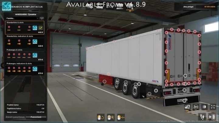 Scs Trailer Tuning Pack ETS2 1.47