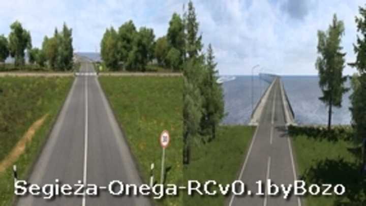 Segezha (Rusmap)And Onega (Ros) Road Connection V0.1 ETS2 1.47