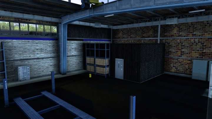 Skin Big Garage A.s.v. Logistica 2 ETS2 1.47