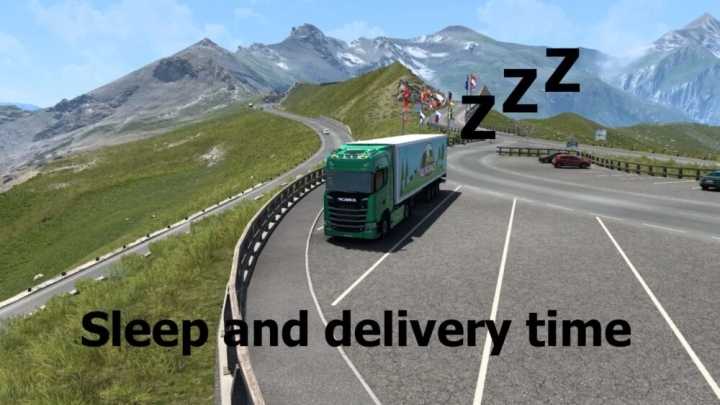 Sleep And Delivery Time ETS2 1.47