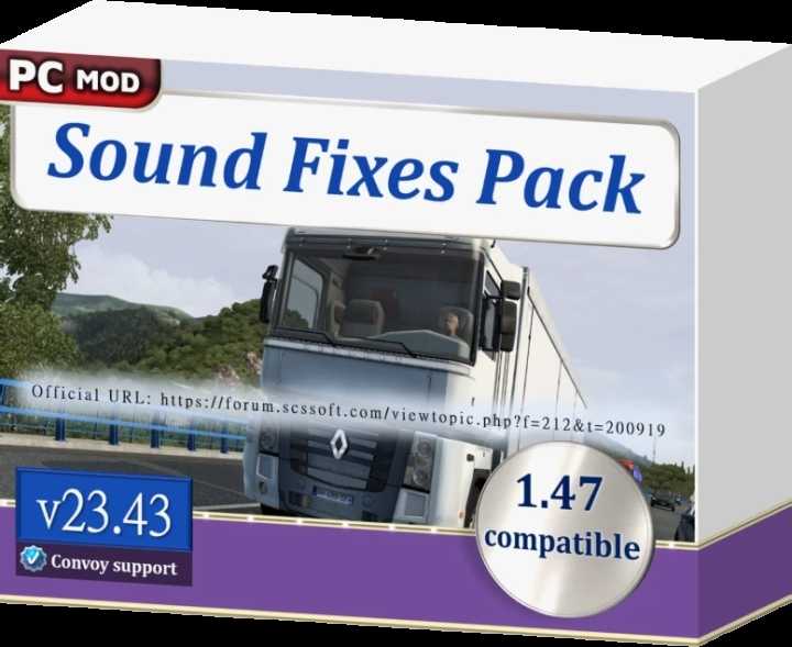 Sound Fixes Pack V23.43 ETS2 1.47