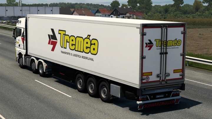 Tremea Schwarzmuller Refrigerated Skin V1.0 ETS2 1.47 – Наклейка Tremea ...