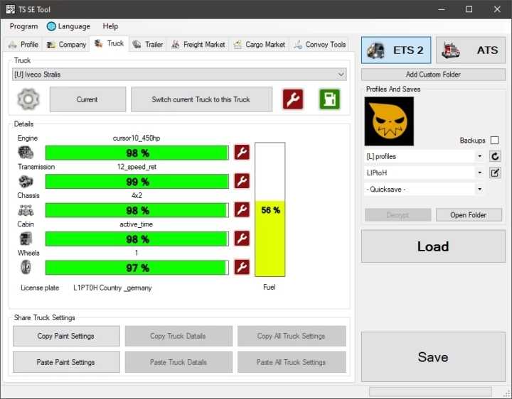 Ts Saveeditor Tool V0.3.9.1 ETS2 1.47