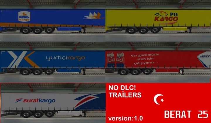 Turkish Cargo Trailers V1.0 ETS2 1.47