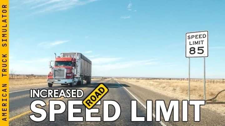 Increased Road Speed Limit V1.4.8B ATS 1.48