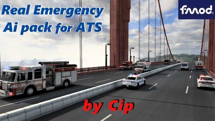 Real Emergency Ai Pack Base Edition ATS 1.48